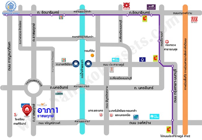 *****บ้านเดี่ยวมือสอง ม.อาภา1 ราชพฤกษ์ เนื้อที่ 53.1 ตร.ว. ฟังก์ชัน 3 ห้องนอน 3 ห้องน้ำ 2 ที่จอดรถ พื้นที่ใช้สอย 190 ตร.ม. การเดินทางสะดวก เชื่อมต่อถนนราชพฤกษ์, ถนนจรัญสนิทวงศ์, วงเวียนพระราม5 ใกล้รถไฟฟ้าสายสีแดง "สถานีตลิ่งชัน" และจุดขึ้นทางด่วน "ศรีรัช"